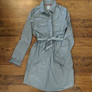 Gap button up shirt dress